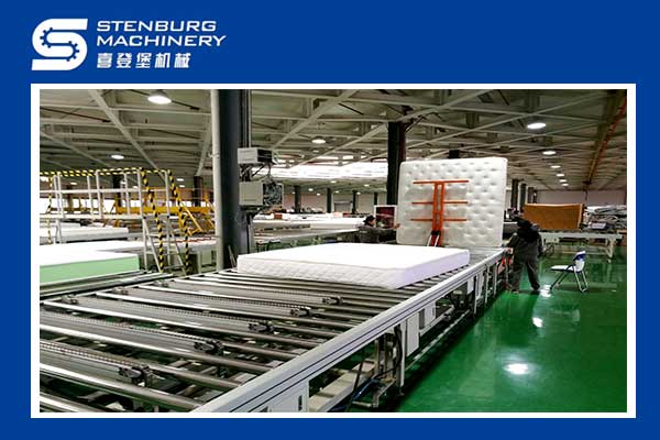 Ligne de production automatique de matelas | Machine de matelas de Stenburg